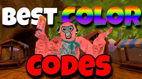 Color code gorilla tag. Things To Know About Color code gorilla tag. 